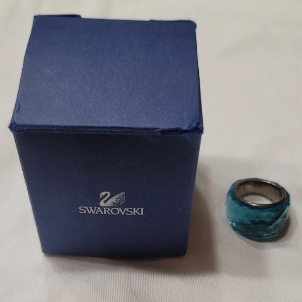 Swarovski Blue Crystal Ring
